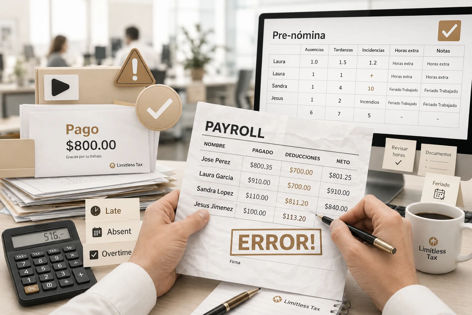 Payroll Errors in Florida: A Guide for Business Owners Who Want to Avoid IRS Penalties